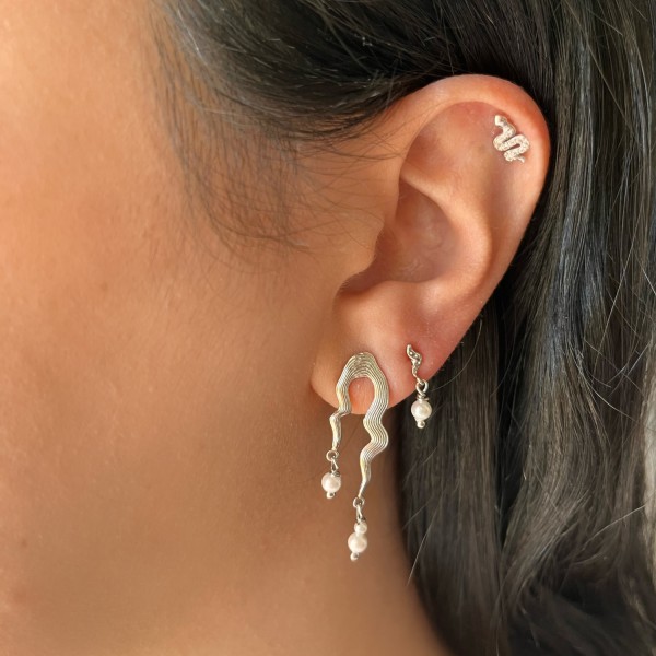 Aya Earrings silver