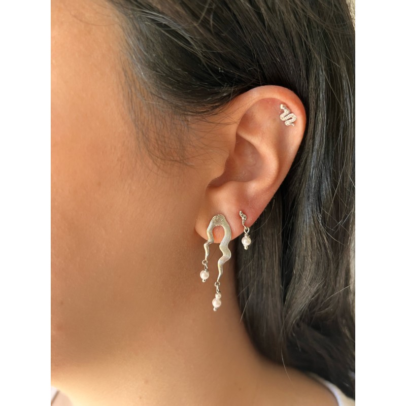 Amara  Earrings silver